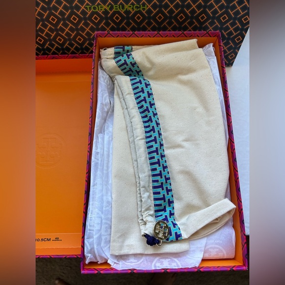 Tory Burch Miller Soft Metallic Wrinkled Leather Sandals Size 9 - Picture 11 of 12